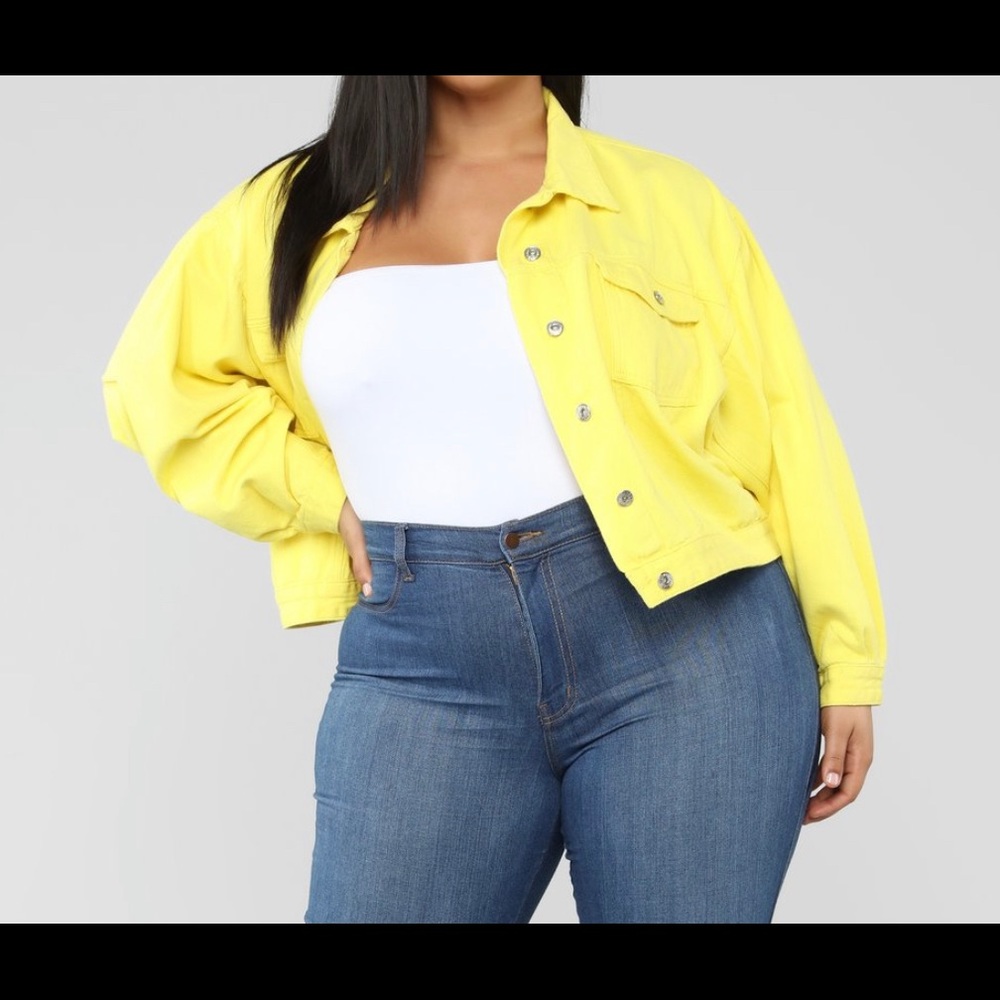 Yellow Denim Jacket